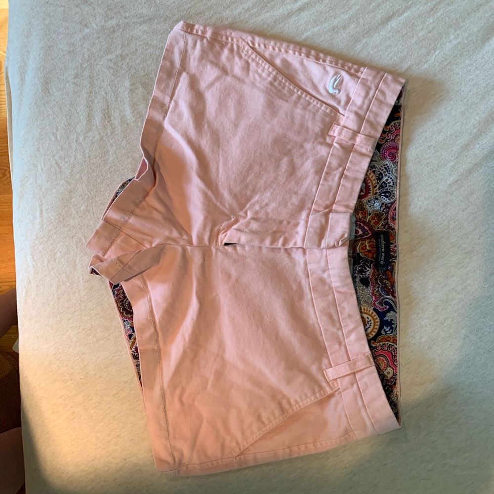 Pink Preppy Southern Marsh Shorts
